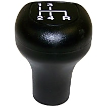 53000604 Shift Knob - Black, Plastic, Round, Direct Fit, Sold individually