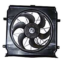 Radiator Fan 6 Cyl 3.7L, Without Heavy Duty Cooling, Single fan - 