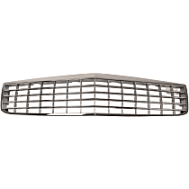 Grille Assembly, Chrome Shell with Painted Silver Insert