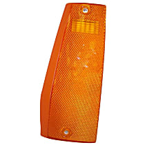 56000111 Side Marker Lens - Front, Driver Side, Direct Fit, Amber, Plastic, Sold individually