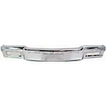 Front Bumper, Chrome, With Molding Holes, Without Mounting Brackets