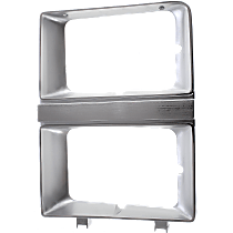 Passenger Side Headlight Door, Chrome