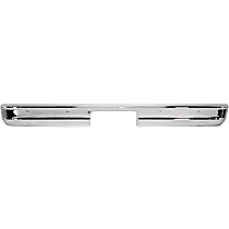 Rear Bumper, Chrome, Without Mounting Brackets