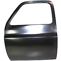Front, Driver Side Door Shell, With Holes For Door Handle and Key