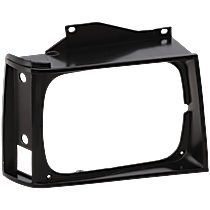 Passenger Side Headlight Door, Black