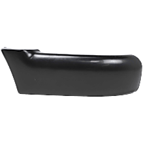 Front, Passenger Side Bumper End, Primed Plastic