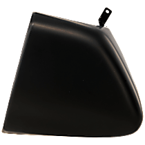 Rear, Driver Side Bumper End, Primed Plastic