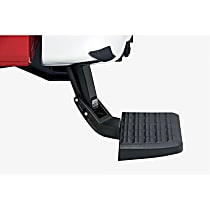 75303-01A Side Steps - Powdercoated Black, Aluminum, Rear Mount, Direct Fit, Sold individually