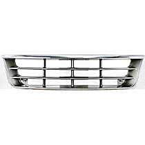 Grille Assembly, Chrome Shell with Painted Gray Insert