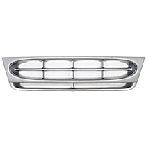 Grille Assembly, Painted Silver Shell and Insert