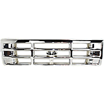 Grille Assembly, Chrome Shell and Insert