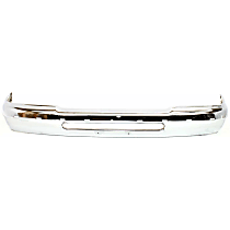 Front Bumper, Chrome, With Molding Holes, Without Mounting Brackets