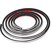 Rear, Driver or Passenger Side Bumper Trim, Chrome, Length, 137 Inches, 8 Cyl., 4.6L Engine