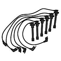 Spark Plug Wire, enginedesignationname: 6G72, Eng. VIN: H, FI, Naturally Aspirated, GAS, Set, ThunderCore PRO Series - 