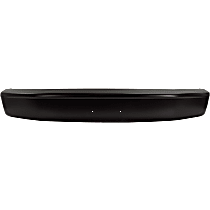 Front Bumper, Painted Black, Without Molding Holes, Without Impact Strip Holes, Without Mounting Brackets