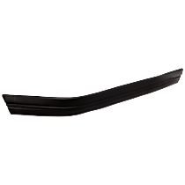Front, Passenger Side Bumper Trim, Black