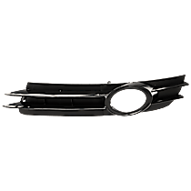 Front, Driver Side Fog Light Trim, Black, Base Model, For Models Without S-Line Package