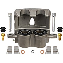 Front, Driver Side Brake Caliper, Rear Wheel Drive, Gm Brake Code J55, With Metal Piston, Supplied Without Mounting Bracket, Reman Series - Front, Driver Side - Front, Passenger Side