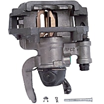 Rear, Driver Side Brake Caliper, Front Wheel Drive, With Metal Piston; With Mounting Bracket, Reman Series