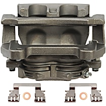 Front, Passenger Side Brake Caliper, Rear Wheel Drive, with Metal Piston, Supplied with Mounting Bracket, Reman Series