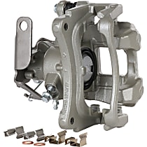 Rear, Passenger Side Brake Caliper, Rear Wheel Drive, with Metal Piston, Supplied with Mounting Bracket, Reman Series