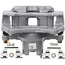 Front, Driver Side Brake Caliper, Four Wheel Drive, With Metal Piston; With Mounting Bracket, Ultra Series
