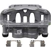 Front, Passenger Side Brake Caliper, Rear Wheel Drive, With Metal Piston; With Mounting Bracket, Ultra Series
