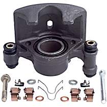 Front, Driver Side Brake Caliper, Front Wheel Drive, With Metal Piston; Without Mounting Bracket, Reman Series