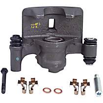 Rear, Driver Side Brake Caliper, Front Wheel Drive, with Metal Piston, Supplied without Mounting Bracket, Reman Series
