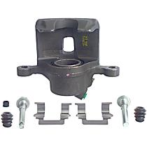 Front, Driver Side Brake Caliper, All Wheel Drive, From 04/1989, with Metal Piston, Supplied without Mounting Bracket, Reman Series