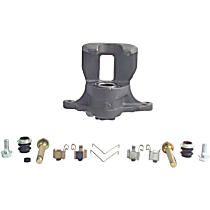 Rear, Driver Side Brake Caliper, Rear Wheel Drive, with Metal Piston, Supplied without Mounting Bracket, Reman Series