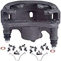 Front, Driver Side Brake Caliper, Front Wheel Drive, Casting # 54-18; To Vin # Lz090310; With Metal Piston; With Mounting Bracket, Reman Series