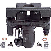 Rear, Driver Side Brake Caliper, Front Wheel Drive, With Metal Piston; With Mounting Bracket, Reman Series