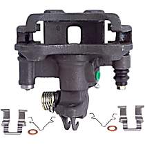 Rear, Passenger Side Brake Caliper, Front Wheel Drive, With Metal Piston; With Mounting Bracket, Reman Series