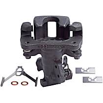 Rear, Driver Side Brake Caliper, Front Wheel Drive, With Metal Piston; With Mounting Bracket, Reman Series