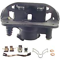 Front, Passenger Side Brake Caliper, Non-ABS, With Front Disc Brake, With Rear Disc Brake, Rear Wheel Drive, With Metal Piston; With Mounting Bracket, Reman Series