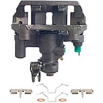 Rear, Passenger Side Brake Caliper, Front Wheel Drive, With Metal Piston; With Mounting Bracket, Reman Series