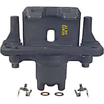 Rear, Passenger Side Brake Caliper, Four Wheel Drive, With Metal Piston; With Mounting Bracket, Reman Series