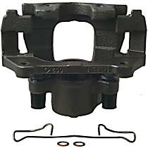 Front, Driver Side Brake Caliper, Front Wheel Drive, With Metal Piston, Without John Cooper Performance Package, Supplied With Mounting Bracket, Reman Series