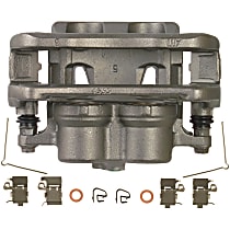 Front, Driver Side Brake Caliper, All Wheel Drive, Japan Built, with Metal Piston, Supplied with Mounting Bracket, Reman Series