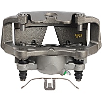 Front, Passenger Side Brake Caliper, All Wheel Drive, With Metal Piston; With Mounting Bracket, Reman Series