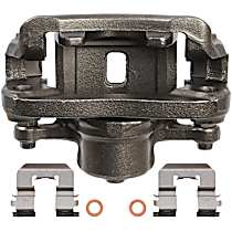 Rear, Passenger Side Brake Caliper, Rear Wheel Drive, with Metal Piston, Supplied with Mounting Bracket, Reman Series