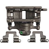 Rear, Passenger Side Brake Caliper, All Wheel Drive, With Metal Piston; Without Parking Brake Motor; With Mounting Bracket, Reman Series