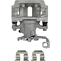 Rear, Driver Side Brake Caliper, Front Wheel Drive, With Metal Piston; With Mounting Bracket, Reman Series