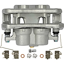 Front, Passenger Side Brake Caliper, All Wheel Drive, Japan Built, with Metal Piston, Supplied with Mounting Bracket, New Series