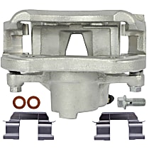 Front, Driver Side Brake Caliper, Front Wheel Drive, With Metal Piston, Supplied With Mounting Bracket, New Series