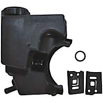 3R-423 Power Steering Reservoir - Black, Direct Fit, Sold individually