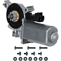 Front, Driver Side Window Motor, Without Regulator, Remanufactured, Reman Series - Front, Driver Side