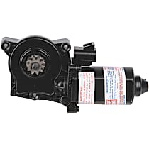Front, Driver Side Window Motor, Without Regulator, Remanufactured, Reman Series