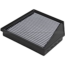 Dry Air Filter, 6 Cyl 2.5L, Polyurethane Frame, Washable And Reusable, Rounded Open Pleats, Progressive Bump Seal, Power MagnumFLOW Pro Dry S Series - 